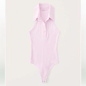 Abercrombie Ribbed Polo Bodysuit